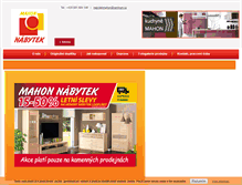 Tablet Screenshot of mahon.cz